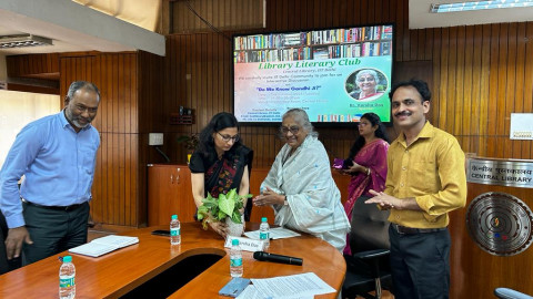 Talk on "Do We Know Gandhi Ji?”, by Dr. Varsha Das, Eminent Gandhian with Interactive Discussion on different facets of Mahatma Gandhi (03rd October 2023)