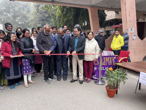 Physical Book Exhibition near Amul Café/Central Library (08th January 2024)